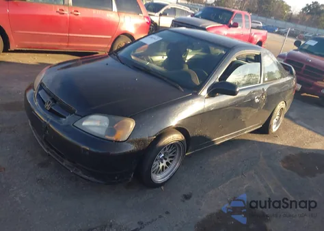 2002 Honda Civic Lx from USA, damaged, VIN 1HGEM21512L072831